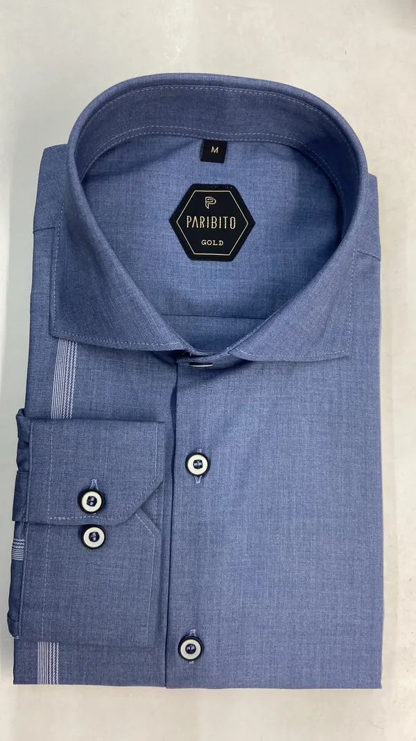 GS0002_Steel_Blue_|_Premium_Rayon_Party_Shirt_with_Vertical_Line_Detailing