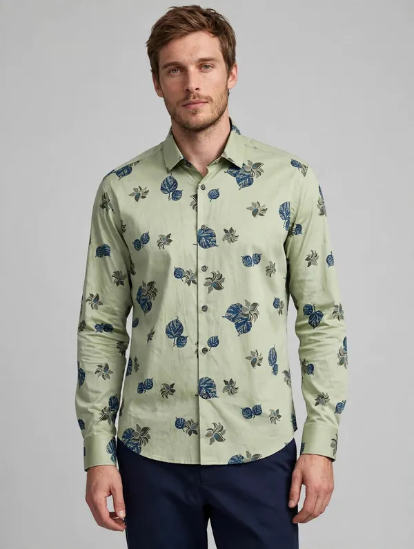 PG1799-Men's_Tropical_Leaf_Printed_Shirt
