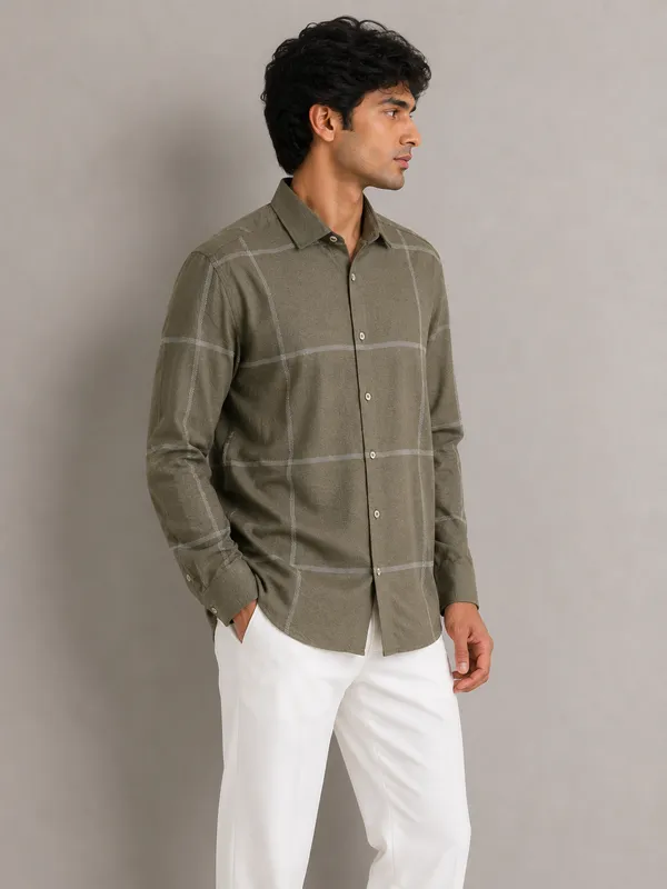 Olive_Grid_Luxe_Shirt