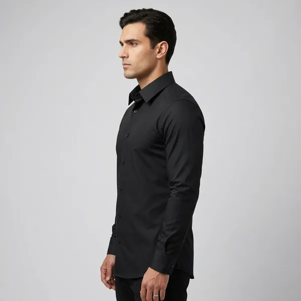 Black_Cotton_Formal_Shirt_For_Men