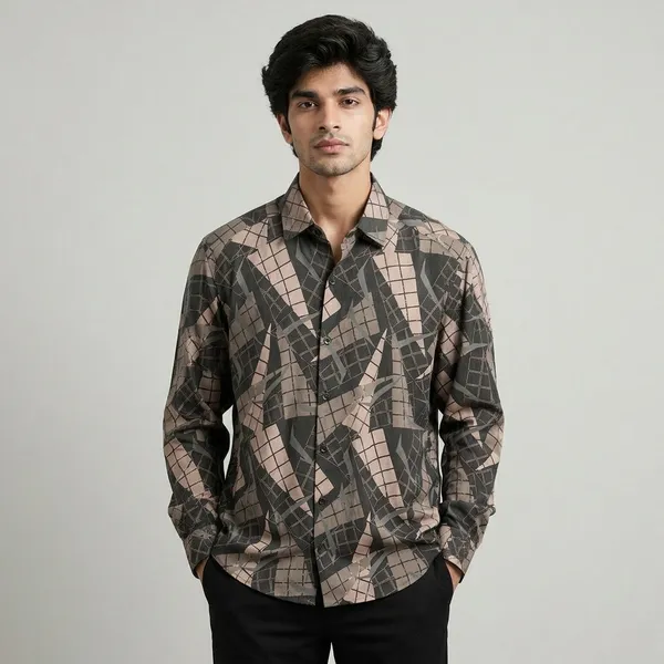 Geometric_Print_Shirt_For_Men