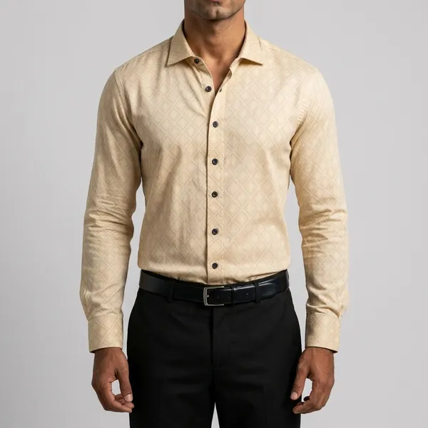 Textured_Cotton_Slim_Fit_Shirt_For_Men