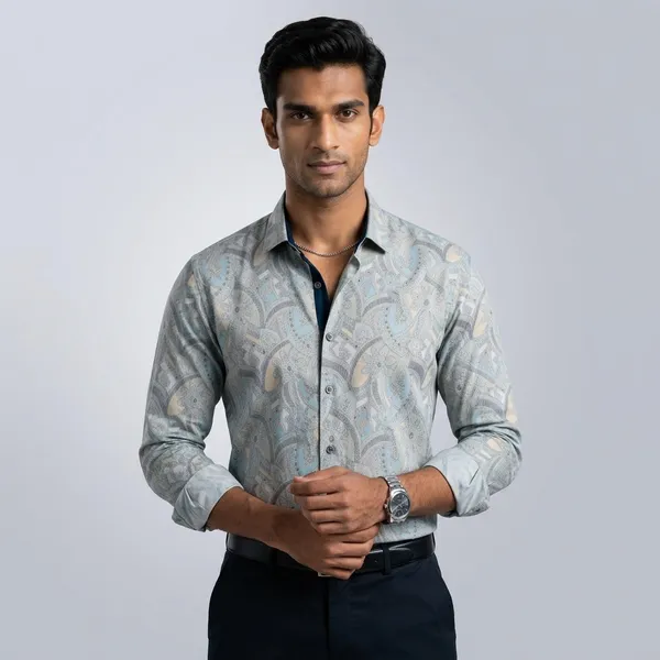 Light_Blue_Paisley_Print_Full_Sleeve_Formal_Shirt_For_Men