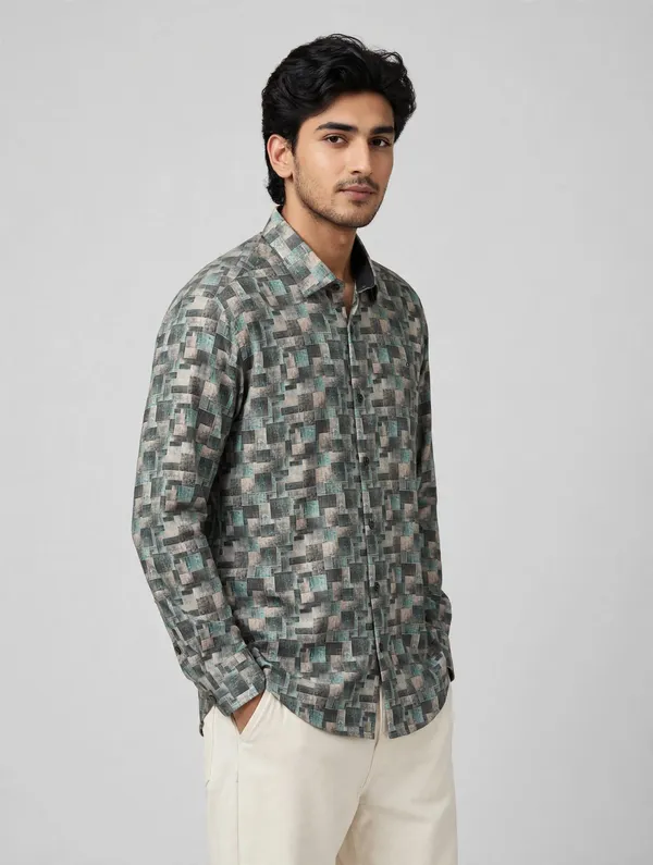 The_PARIBITO_UrbanMosaic_Printed_Shirt