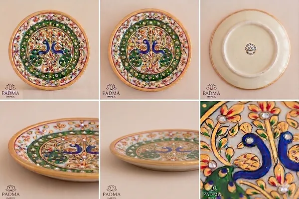 Blue_Pottery_Multicolour_Hand_Painted_Meenakari_Marble_Plate