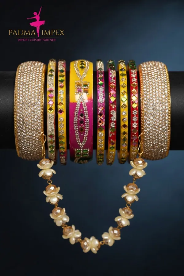 Multicolour_Plastic_Resin_Festive_Bridal_Chura_Set_For_Women