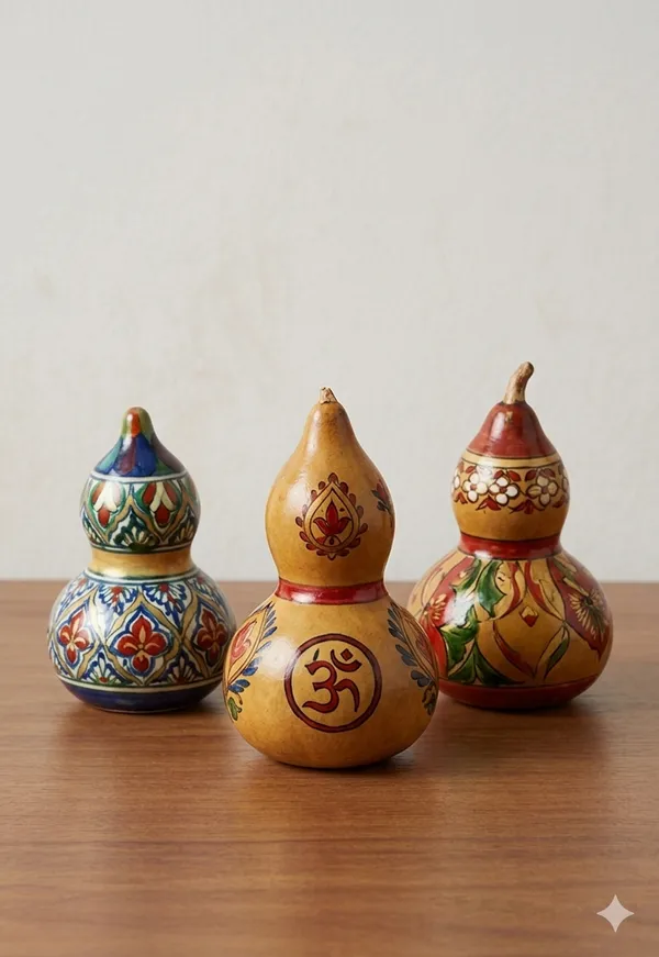Wood_Hand-Painted_Traditional_Motif_Decorative_Gourd_Set