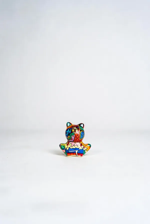 Blue_Pottery_Hand-Painted_Multicolour_Owl_Figurine