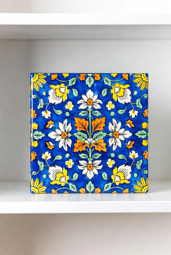 Blue_Pottery_Blue_White_Floral_Print_Square_Decorative_Tile