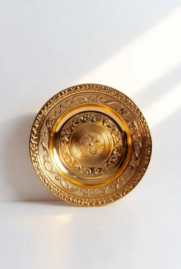Brass_Intricate_Detailing_Golden_Decorative_Plate