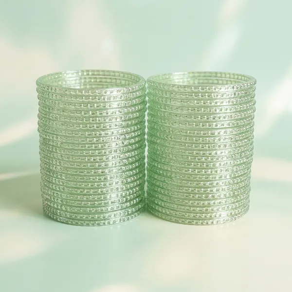 Mint_Green_Glass_Bangle_Set_For_Women