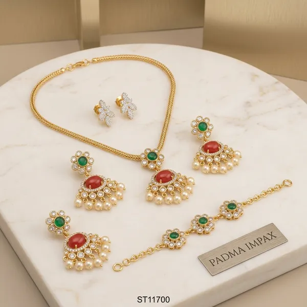Gold_Plated_Kundan_Pearl_Jewelry_Set_For_Women