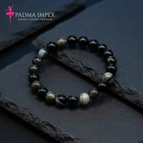 Black_Beads_Banded_Agate_Bracelet_For_Women