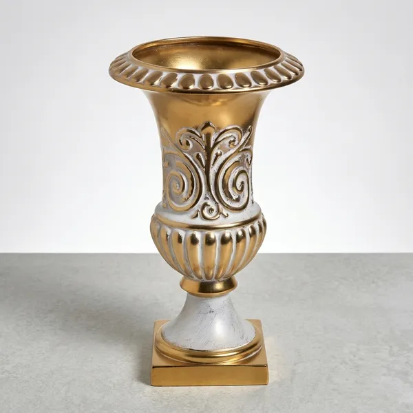 Metal_Gold_Metallic_Finish_Gold_White_Urn_Vase