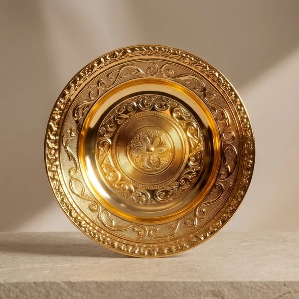 Brass_Intricate_Detailing_Golden_Decorative_Plate