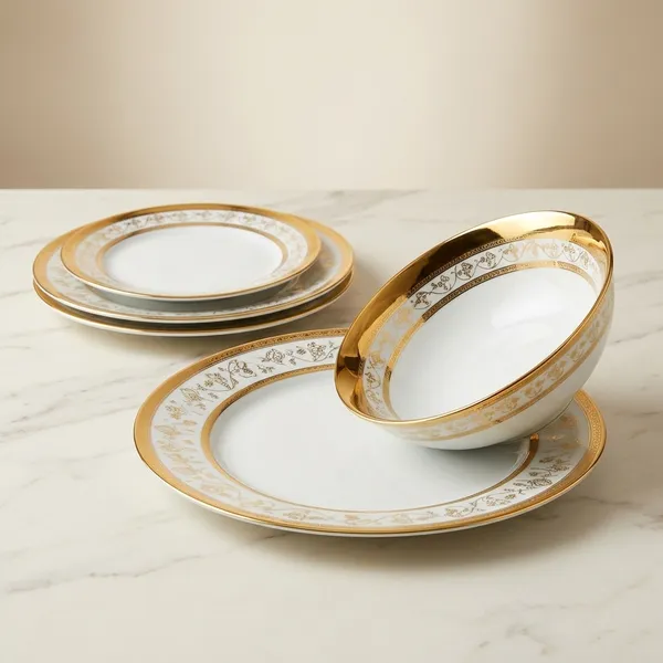 Porcelain_Gold_Rimmed_White_Dinnerware_Set