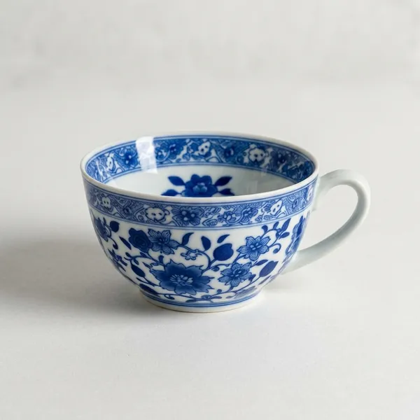 Blue_Pottery_Floral_Print_Blue_White_Tea_Cup