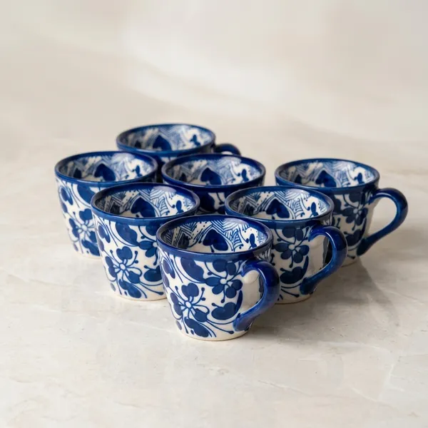 Blue_Pottery_Floral_Print_Blue_And_White_Coffee_Mug_Set