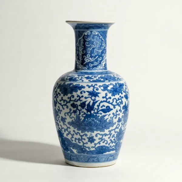 Blue_Pottery_Blue_White_Dragon_Motif_Decorative_Vase
