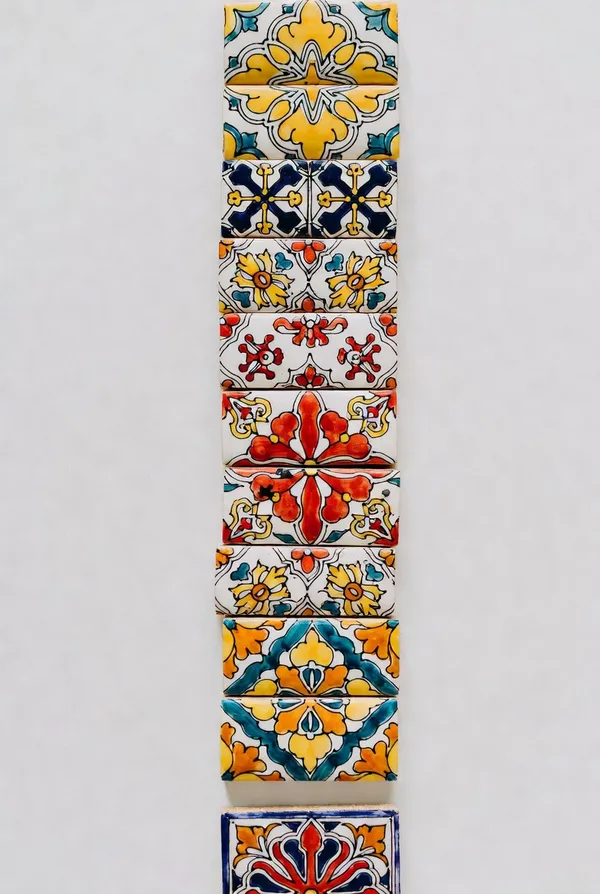 Blue_Pottery_Moroccan_Multicolour_Decorative_Tile_Set