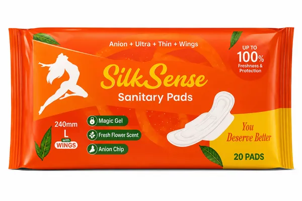 Silk_Sense_Anion_Sanitary_Pads_With_Wings_240Mm_L_20_Pieces_Pack_of_2