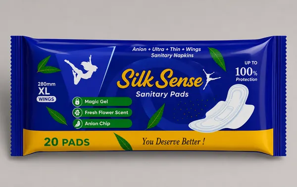 Silk_Sense_Xl_Anion_Sanitary_Pads_With_Wings_280Mm__20_pieces_pack_of_2