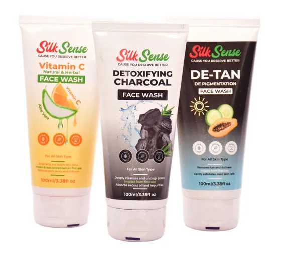 Silk_Sense_Face_Wash_Trio_Pack_-_Vitamin_C,_Charcoal_&_De-Tan