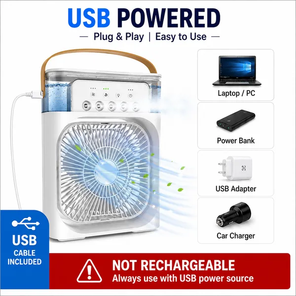 White_Plastic_Portable_7-Color_LED_Mini_Air_Cooler_Fan