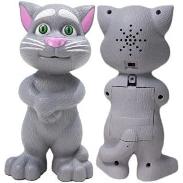Grey_Interactive_Talking_Cat_Toy_With_Touch_Sensor_For_Kids