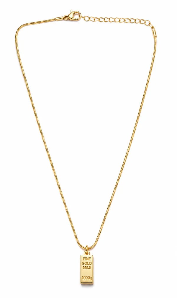 Golden_Toned_Fine_Gold_Bar_Pendant_Necklace_For_Women