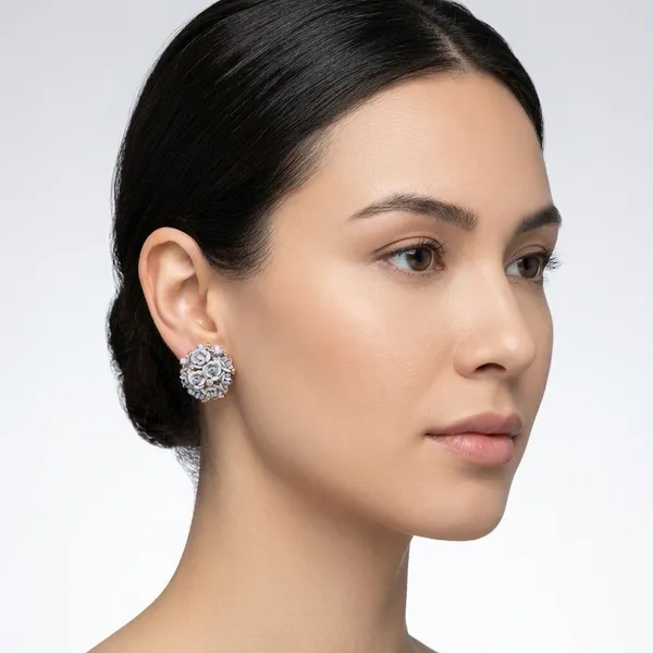 Lavender_Metal_Crystal_Rose_Cluster_Stud_Earrings_For_Women
