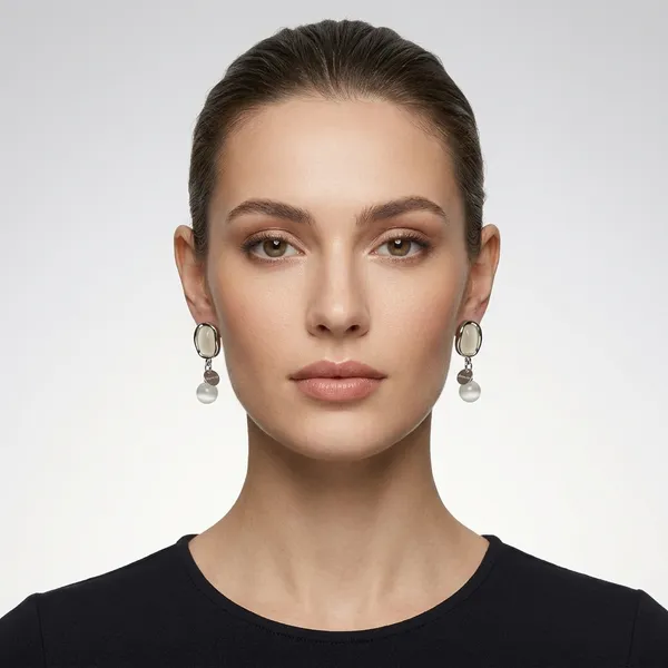 Silver_Tone_White_Stone_Oval_Drop_Earrings_For_Women