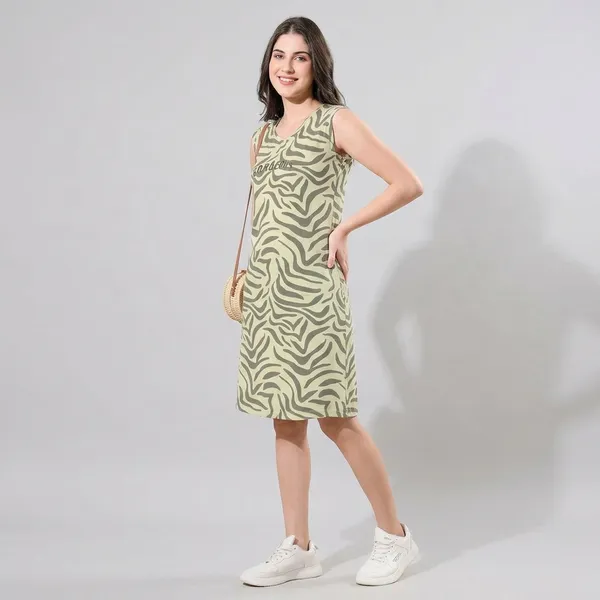 Green_Cotton_Dress_For_Women