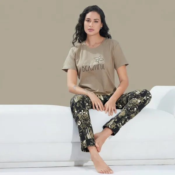 Beige_Cotton_Lounge_Set_For_Women
