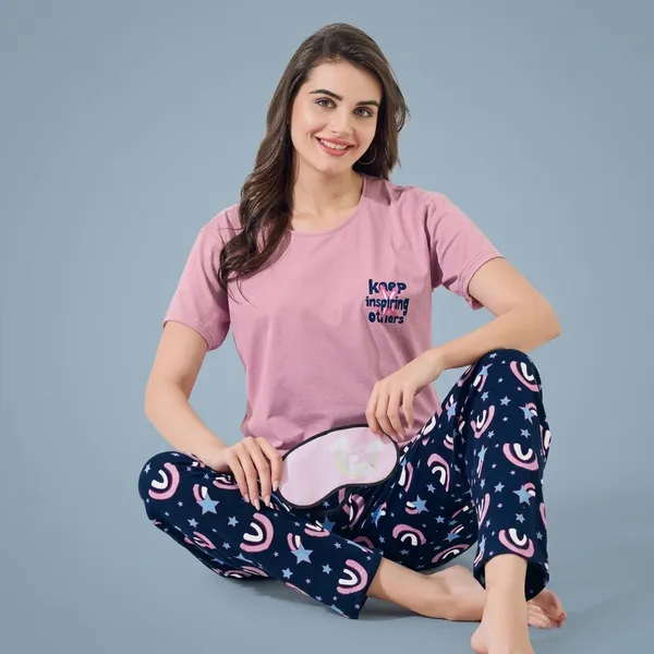 Pink_Cotton_Night_Suit_For_Women