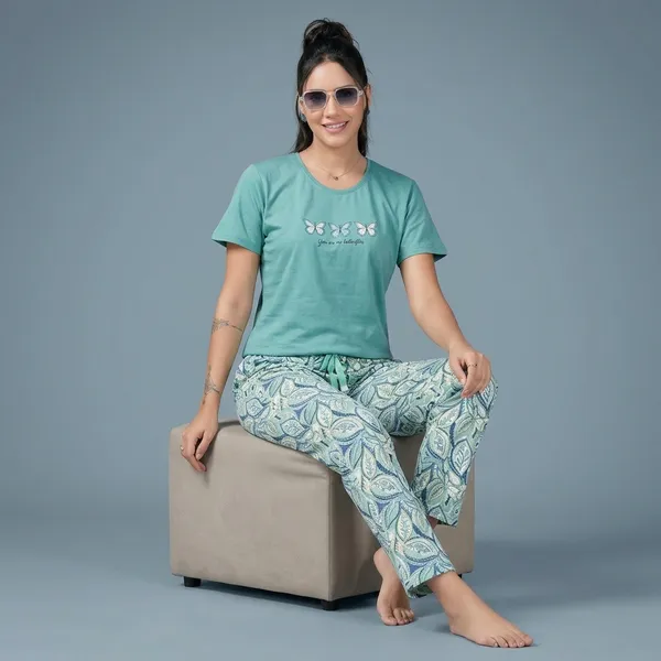Teal_Cotton_Lounge_Set_For_Women