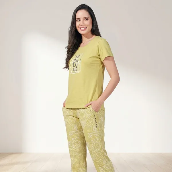 Yellow_Cotton_Lounge_Set_For_Women