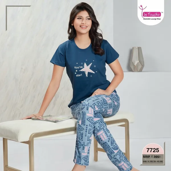 Blue_Cotton_Night_Suit_For_Women