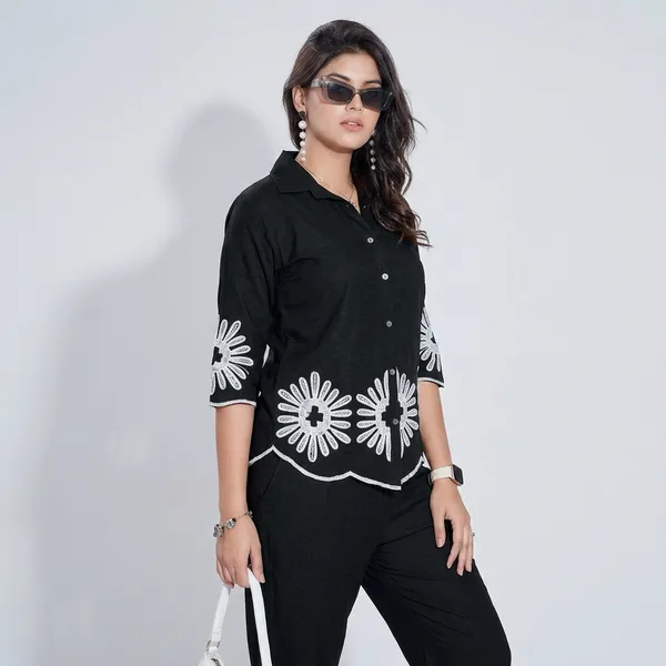 Black_Cotton_Co_Ord_Set_For_Women