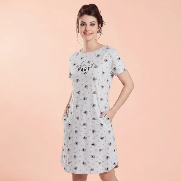 Grey_Cotton_Graphic_T-Shirt_Dress_For_Women