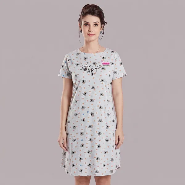 Grey_Cotton_Graphic_T-Shirt_Dress_For_Women