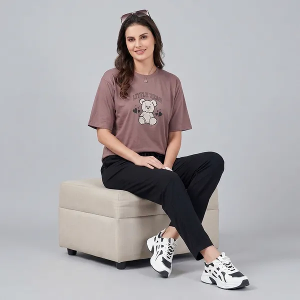 Brown_Cotton_Loungewear_Set_For_Women