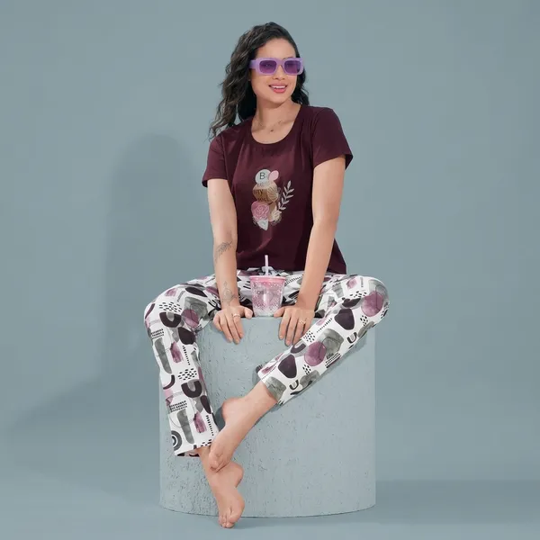 Maroon_Cotton_Lounge_Set_For_Women
