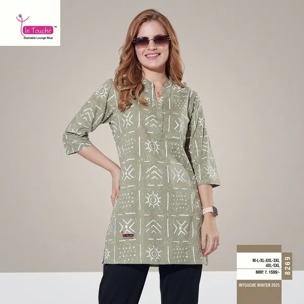 Sage_Green_Cotton_Kurti_Pant_Set_For_Women