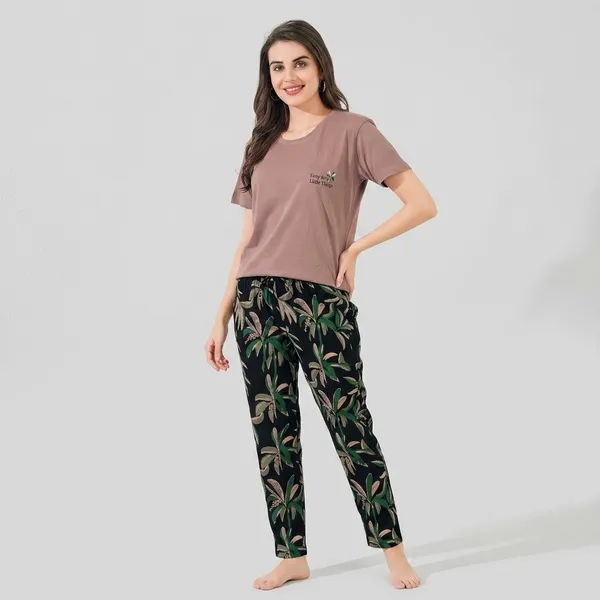 Brown_Cotton_Co-Ord_Set_For_Women