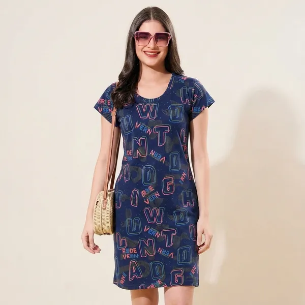 Navy_Blue_Cotton_Casual_Dress_For_Women