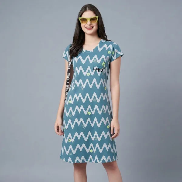 Blue_Cotton_Dress_For_Women
