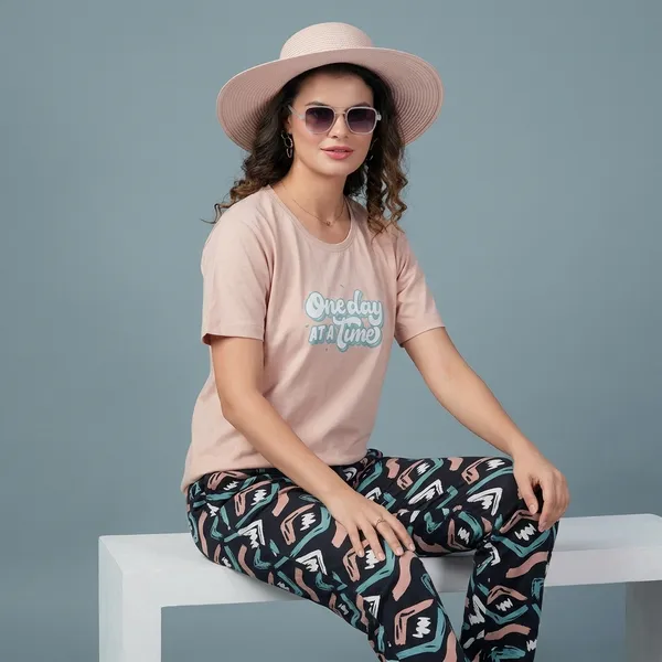 Peach_Cotton_Lounge_Set_For_Women