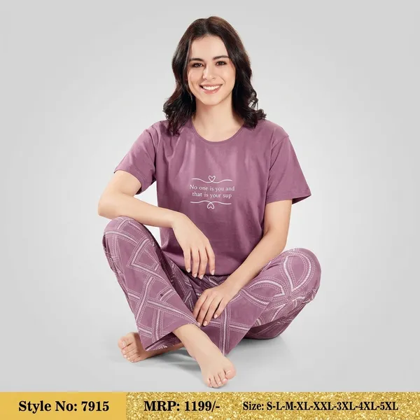 Purple_Cotton_Lounge_Wear_Set_For_Women