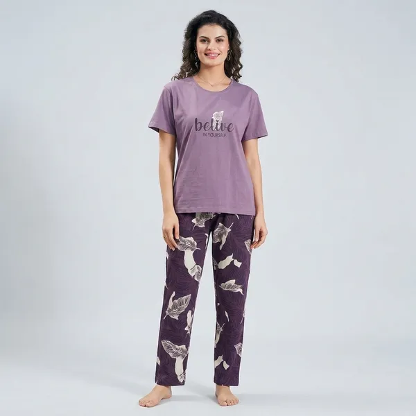 Purple_Cotton_Night_Suit_Set_For_Women